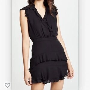 Parker NYC Tangia Ruffle Dress size 0